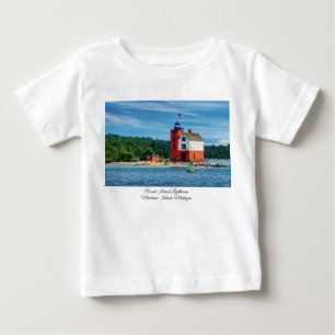 T-shirt Pour Bébé Phare de Round Island