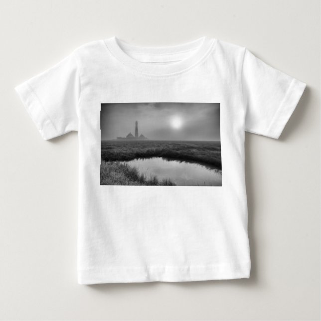 T-shirt Pour Bébé Phare Westerhever (Devant)