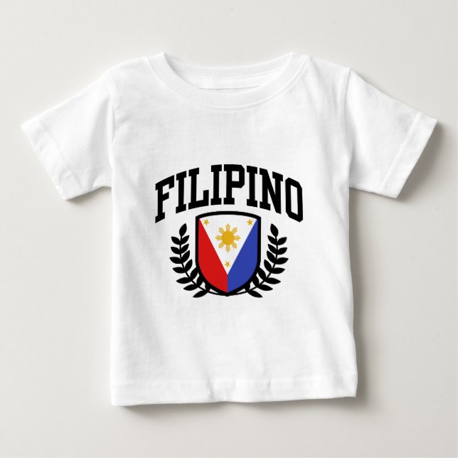 T-shirt Pour Bébé Philippin (Devant)
