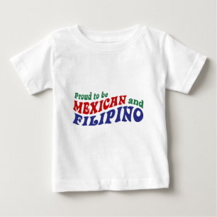 T-shirt Pour Bébé Philippin mexicain
