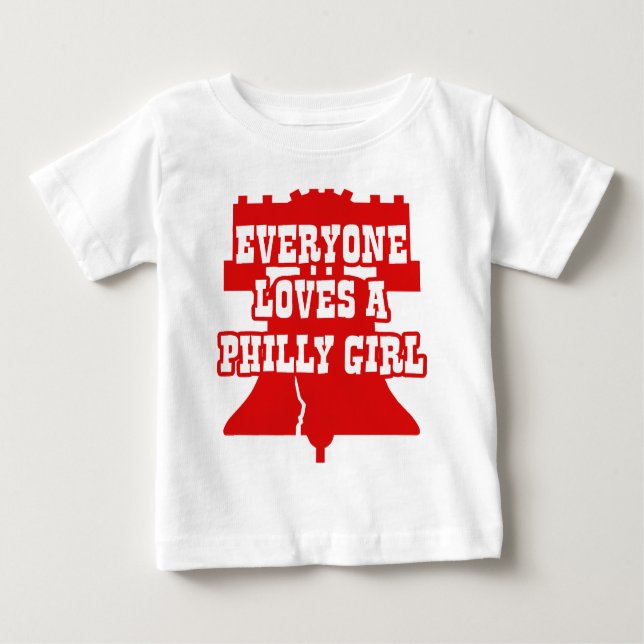 T-shirt Pour Bébé Philly Girl (Devant)