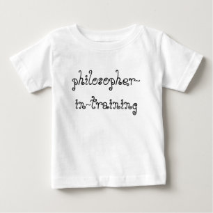 T-shirt Pour Bébé Philosophe en formation chemise bébé