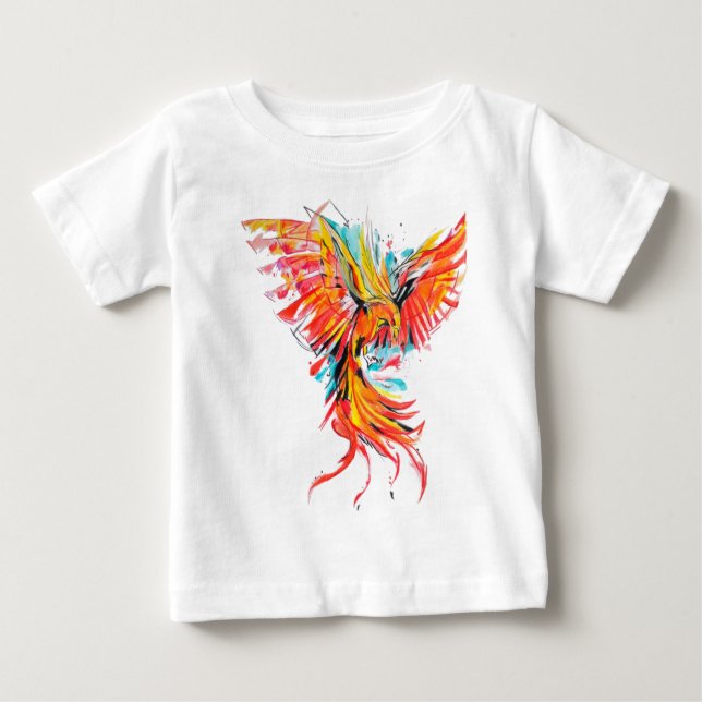T-shirt Pour Bébé Phoenix (Devant)
