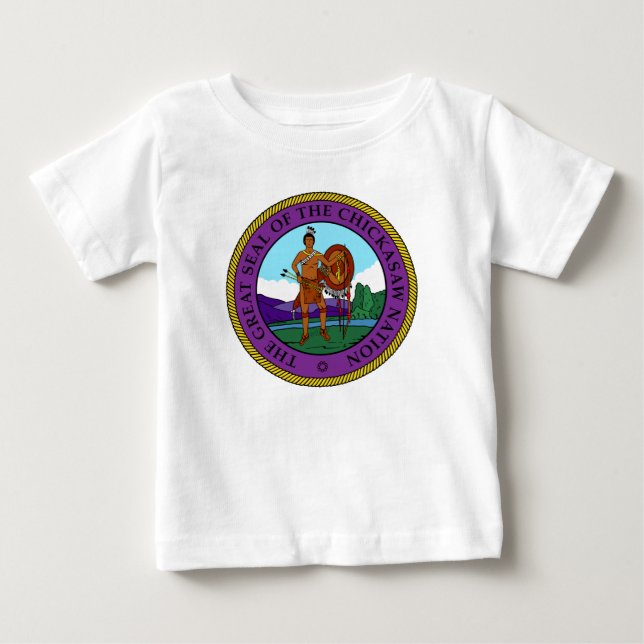 T-shirt Pour Bébé Phoque de la nation de Chickasaw (Devant)