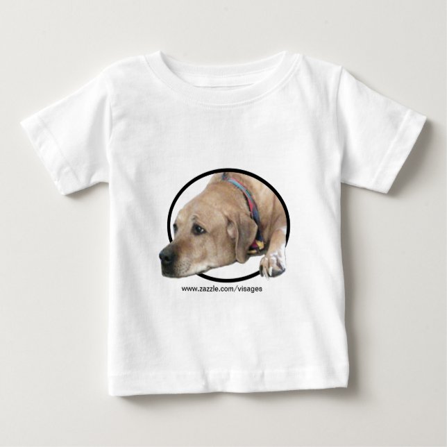 T-shirt Pour Bébé Photo de chien Rhodesian Ridgeback (Devant)