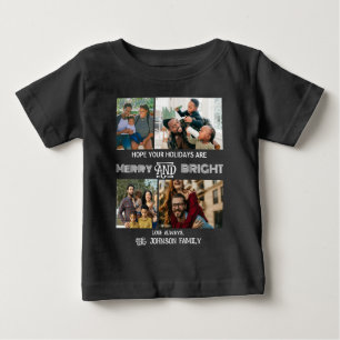 T-shirt Pour Bébé Photo de famille moderne et branchée Merry et Brig