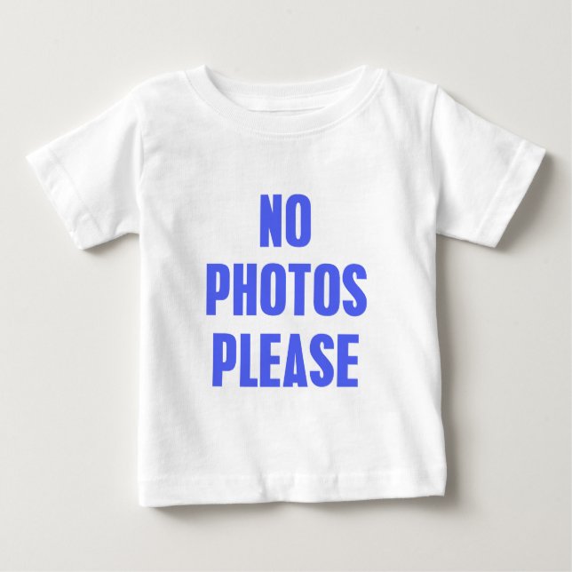 T-shirt Pour Bébé Photo ne satisfait pas (Devant)