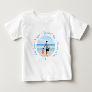 T-shirt Pour Bébé Photo personnalisée Texte bébé T-shirt votre famil