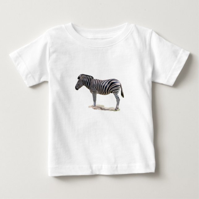 T-shirt Pour Bébé Photo Zebra de Chapman (Devant)