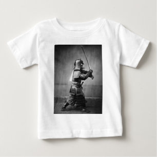T-shirt Pour Bébé Photographie d'un samouraï C. 1860