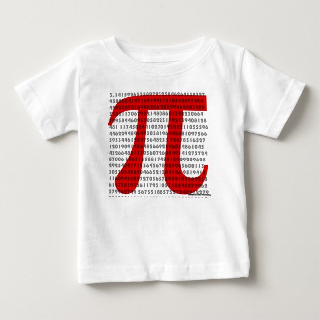 T-shirt Pour Bébé pi (Devant)