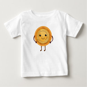 T-shirt Pour Bébé Pi, tarte à dessin
