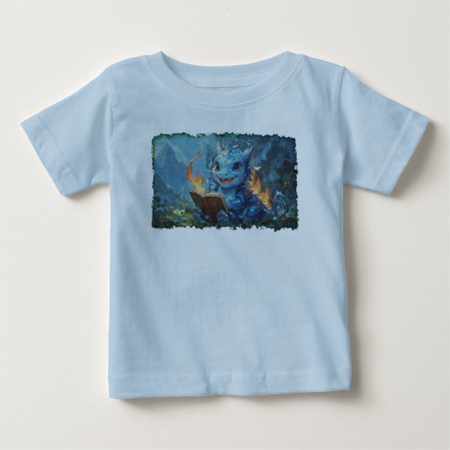 T-shirt Pour Bébé Pichu s'assoit pour un sort (Devant)