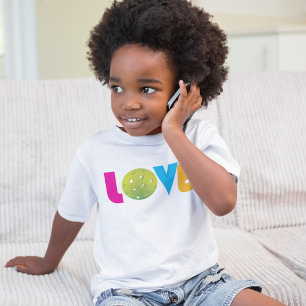 T-shirt Pour Bébé Pickleball Love