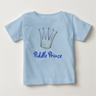 T-shirt Pour Bébé Piddle Prince Crown 3, Piddle Prince