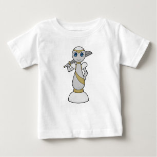 T-shirt Pour Bébé Pièce d'échecs Épée de Paon Échecs