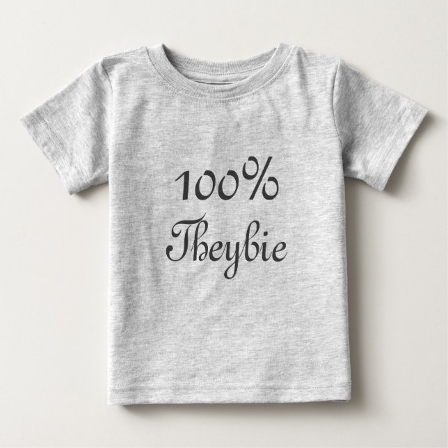 T-shirt Pour Bébé Pièce en t 100% de Theybie (Devant)