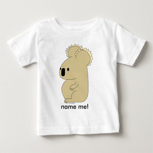 T-shirt Pour Bébé pièce en t à manches longues de koala d'enfant en (Devant)