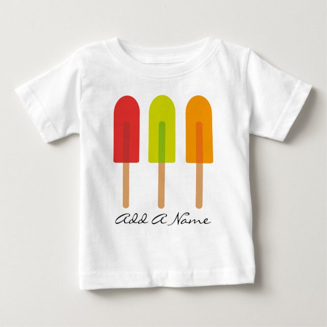 T-shirt Pour Bébé Pièce en t congelée personnalisée d'enfants de (Devant)