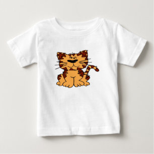 T-shirt Pour Bébé Pièce en t de bande dessinée de bébé de chat