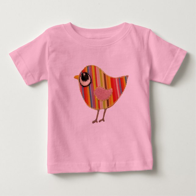 T-shirt Pour Bébé Pièce en t de bébé de birdie (Devant)