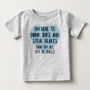 T-shirt Pour Bébé Pièce en t de bourreau des coeurs - chemise drôl