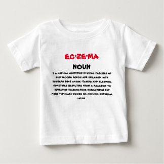 T-shirt Pour Bébé Pièce en t de définition d'eczéma