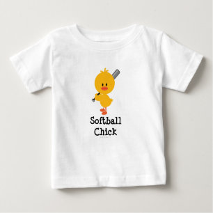 T-shirt Pour Bébé Pièce en t de nourrisson de poussin du base-ball