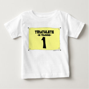 T-shirt Pour Bébé pièce en t de triathlete