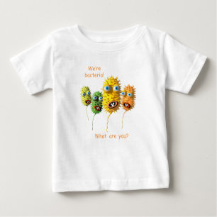 T-shirt Pour Bébé Pièce en t drôle de bactéries