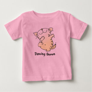 T-shirt Pour Bébé Pièce en t mignonne mignonne de danse d'amour de