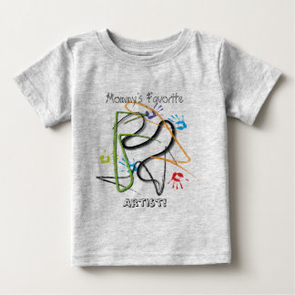 T-shirt Pour Bébé Pièce en t préférée de l'artiste de la maman