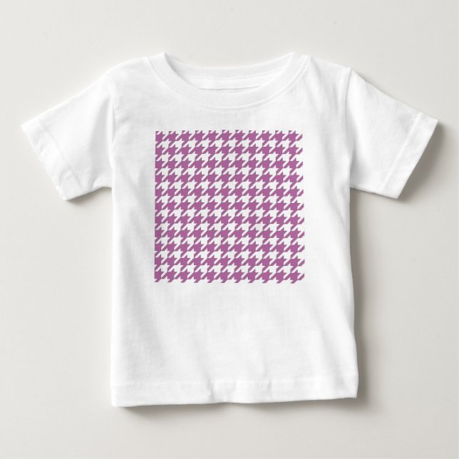 T-shirt Pour Bébé pied-de-poule bodacious et blanc (Devant)