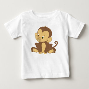 T-shirt Pour Bébé Pieds singe