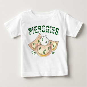 T-shirt Pour Bébé Piérogies Polonais Ukrainiens Dumplings Pierogi No