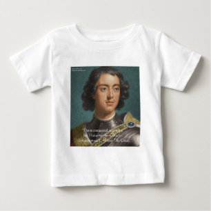 T-shirt Pour Bébé Pierre le Grand "Conquérir Moi-même" Citation Cade