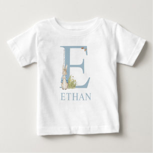 T-shirt Pour Bébé Pierre Rabbit  E est pour