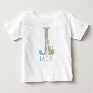 T-shirt Pour Bébé Pierre Rabbit  J est pour