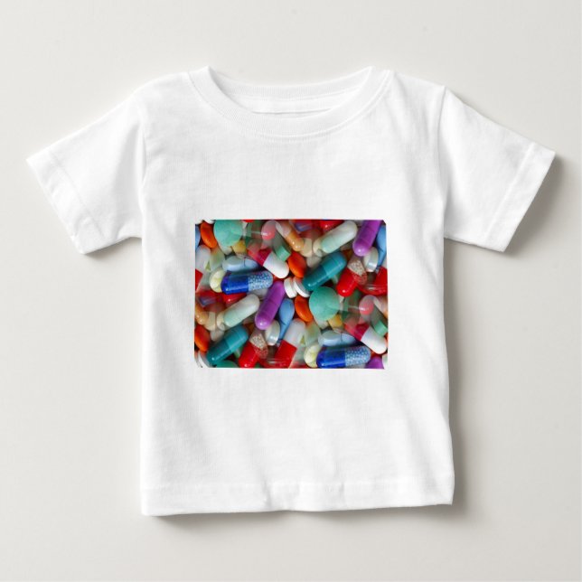 T-shirt Pour Bébé pills (Devant)