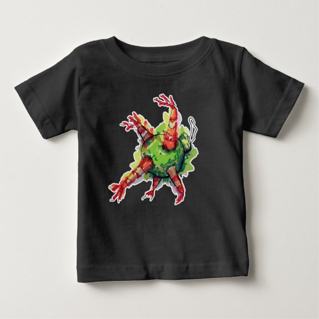 T-shirt Pour Bébé Piñata de Noël (Devant)