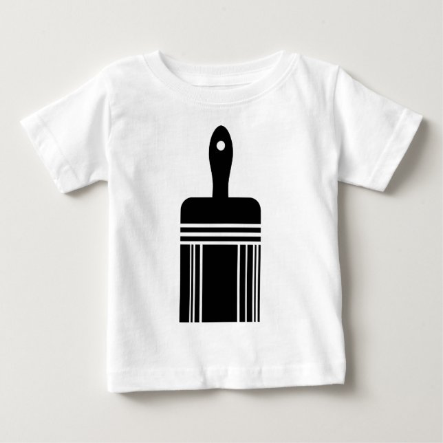 T-shirt Pour Bébé Pinceau 02 (Devant)
