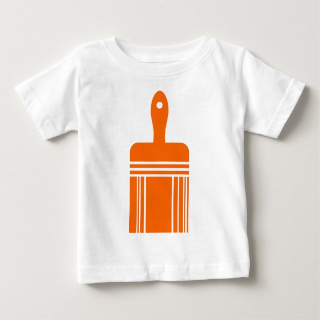 T-shirt Pour Bébé Pinceau 02 (Devant)