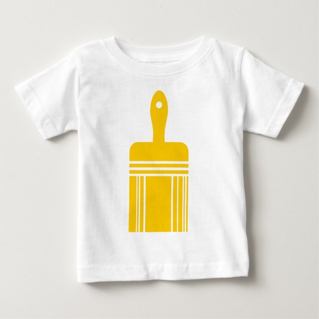 T-shirt Pour Bébé Pinceau 02 (Devant)