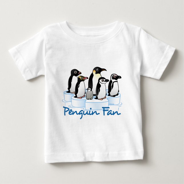 T-shirt Pour Bébé Pingouin (Devant)