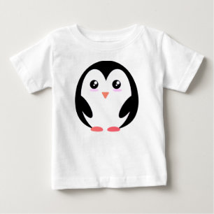 T-shirt Pour Bébé Pingouin, Animal, Kawaii
