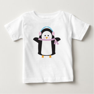 T-shirt Pour Bébé Pingouin chilien
