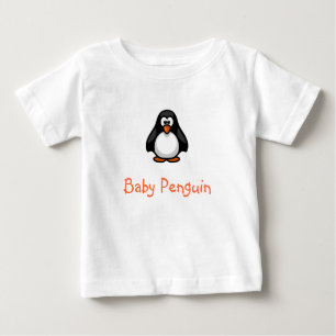 T-shirt Pour Bébé Pingouin de bébé en caricature mignonne avec nez b