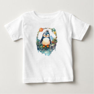 T-shirt Pour Bébé Pingouin doux