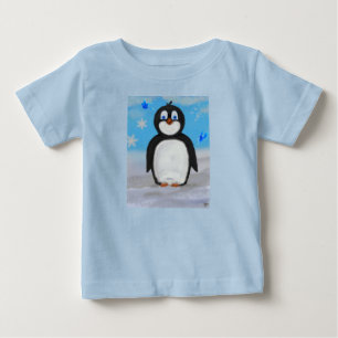 T-shirt Pour Bébé Pingouin, heureux