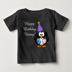 T-shirt Pour Bébé Pingouin mignon fait sur commande de bébé de bonne